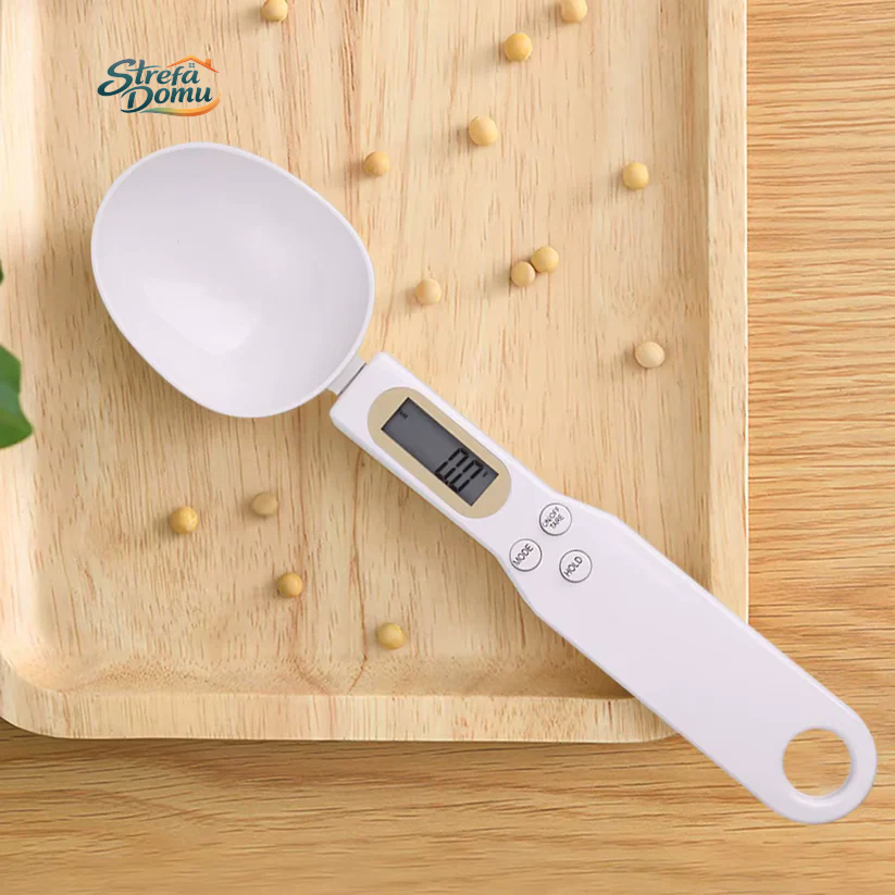 Łyżka jako Waga™ – Precyzyjna Cyfrowa Miarka 0.1g/500g